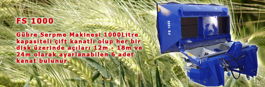 gübre serpme makinası
